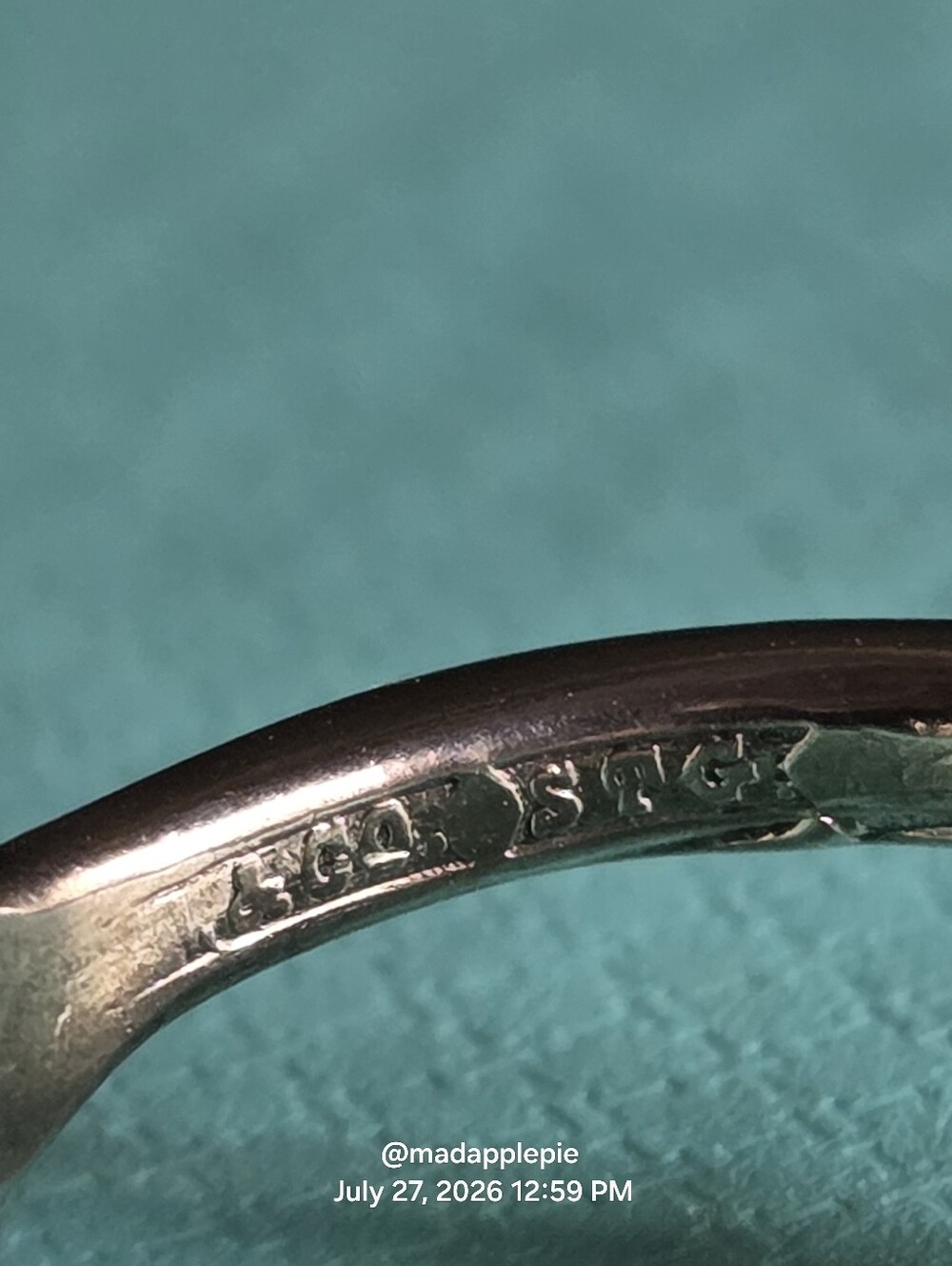 1885 Tiffany & Co. Thistle Spoon Ring In Sterling Silver Luxury Flower #62 - Picture 6 of 14